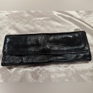 Charles David Black Leather Clutch